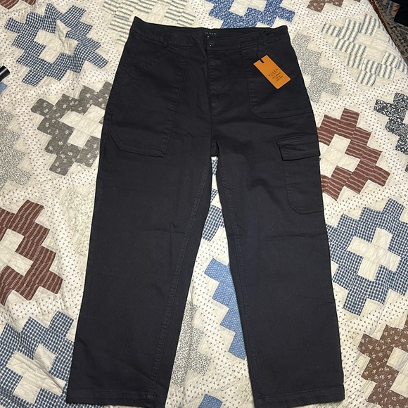 Risen jeans high rise cargo boyfriend pants - Picture 2 of 14